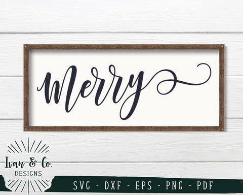 Merry SVG Files | Merry Christmas | Christmas | Holidays | Winter SVG (726244188) SVG Ivan & Co. Designs 
