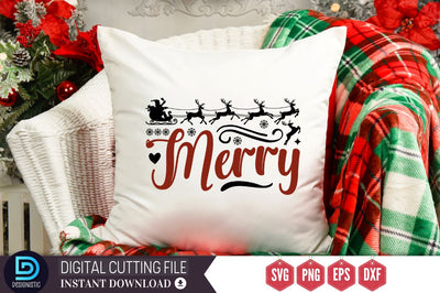 Merry SVG SVG DESIGNISTIC 