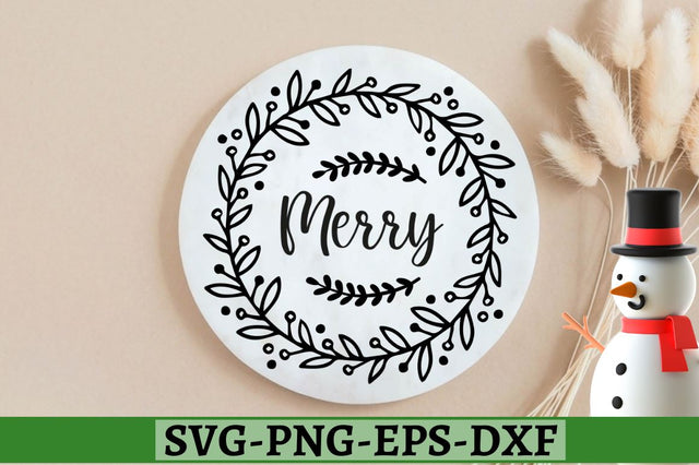 Merry SVG SVG DESIGNISTIC 
