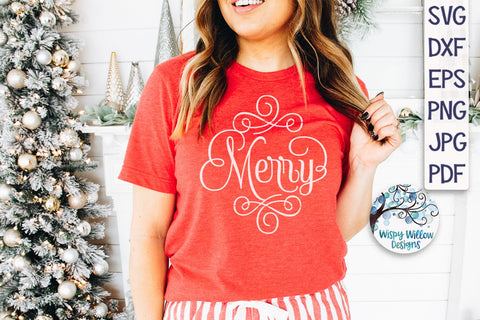 Merry SVG SVG Wispy Willow Designs 