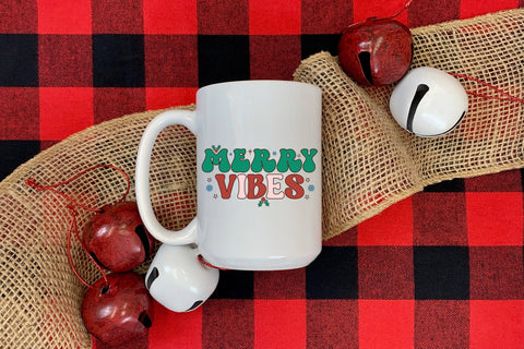 Merry Vibes SVG | Retro Christmas SVG SVG CraftLabSVG 