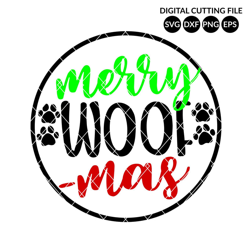 Merry Woof-Mas SVG So Fontsy Design Shop 