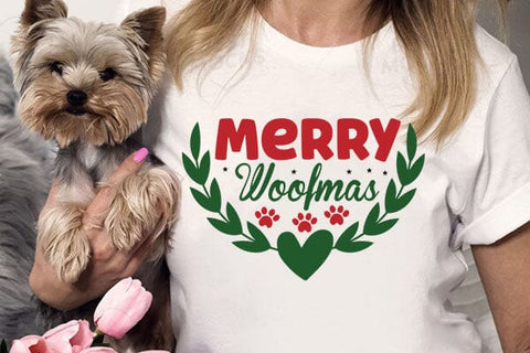 Merry Woofmas SVG Angelina750 