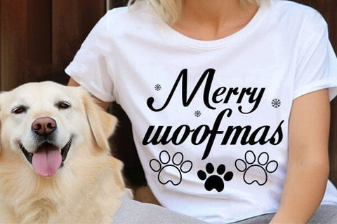 Merry Woofmas SVG Angelina750 