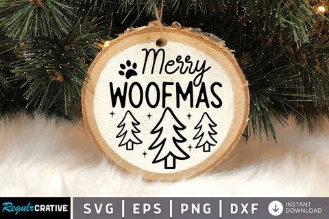 Merry woofmas SVG Design SVG Regulrcrative 