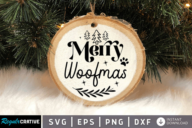 Merry woofmas SVG Design SVG Regulrcrative 