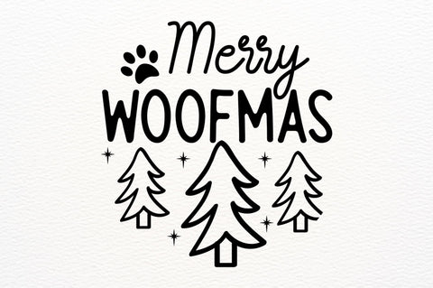Merry woofmas SVG Design SVG Regulrcrative 