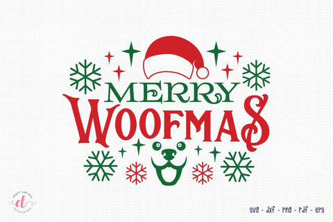 Merry Woofmas SVG, Dog Christmas SVG SVG CraftLabSVG 