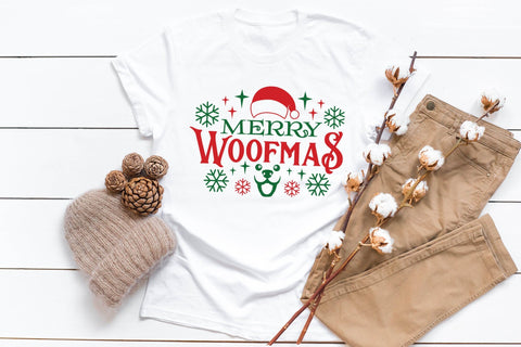Merry Woofmas SVG, Dog Christmas SVG SVG CraftLabSVG 