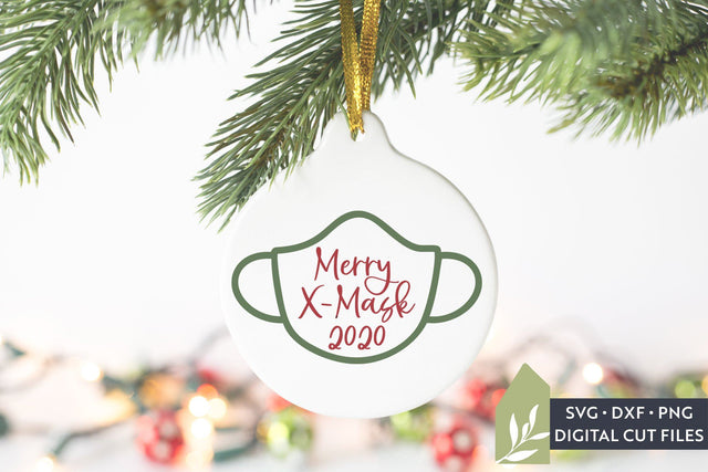 Merry X-Mask SVG | Funny 2020 Christmas Ornament SVG SVG LilleJuniper 
