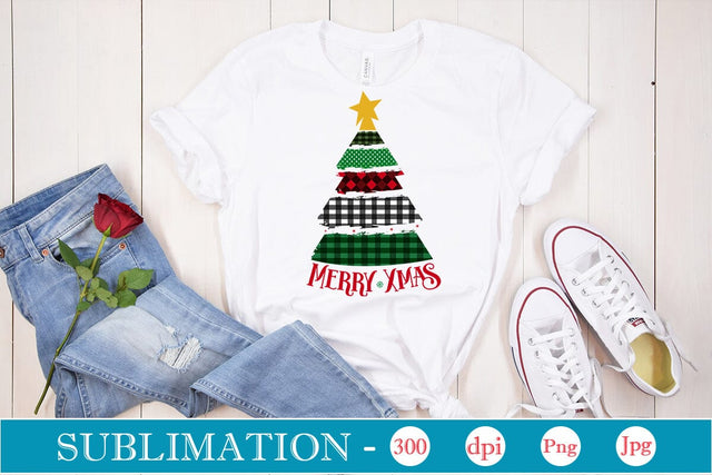 Merry Xmas Sublimation SVGs,Quotes and Sayings,Food & Drink,On Sale, Print & Cut Sublimation DesignPlante 503 
