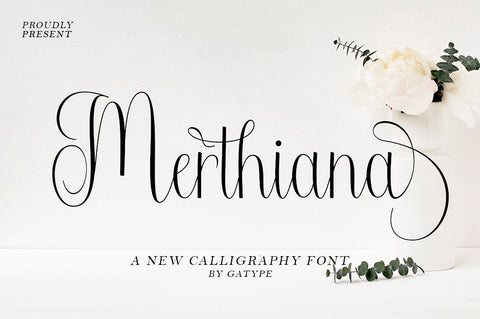 Merthiana Font gatype 