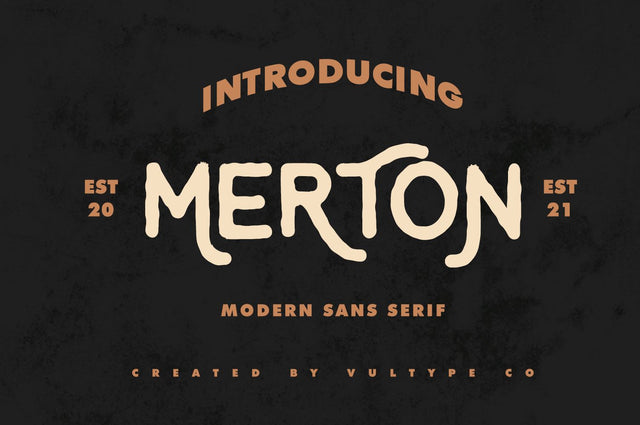 Merton - Vintage Font Font Vultype Co 
