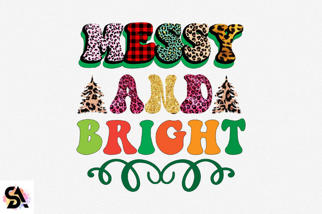 Messy and Bright Sublimation SVGArt 