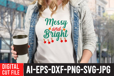 Messy And Bright SVG Cut File SVG BlackCatsMedia 
