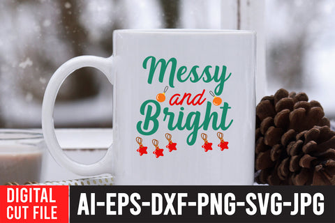 Messy And Bright SVG Cut File SVG BlackCatsMedia 