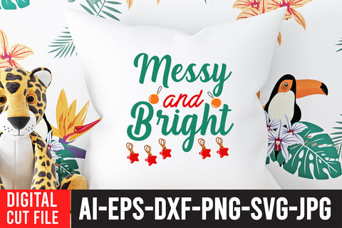 Messy And Bright SVG Cut File SVG BlackCatsMedia 