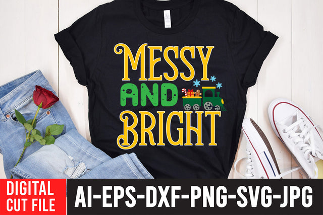 Messy And Bright SVG Cut File SVG BlackCatsMedia 