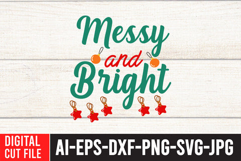 Messy And Bright SVG Cut File SVG BlackCatsMedia 