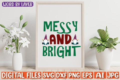 Messy And Bright SVG cut file SVG Blessedprint 