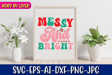 Messy And Bright SVG cut file SVG Blessedprint 