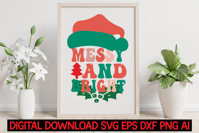 Messy And Bright svg cut file SVG Blessedprint 