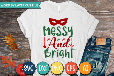 Messy And Bright SVG Cut File SVG DesignPlante 503 