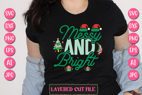 Messy And Bright SVG Cut File SVG Newmockups 
