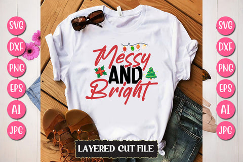 Messy And Bright SVG Cut File SVG Newmockups 