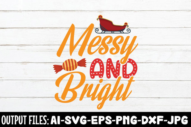 Messy And Bright svg design SVG Rafiqul20606 