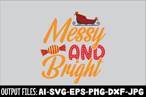 Messy And Bright svg design SVG Rafiqul20606 