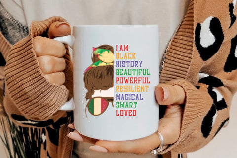 Messy Bun Black History Sublimation Sublimation Jagonath Roy 