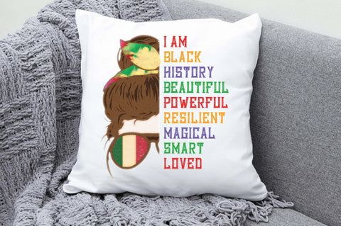 Messy Bun Black History Sublimation Sublimation Jagonath Roy 