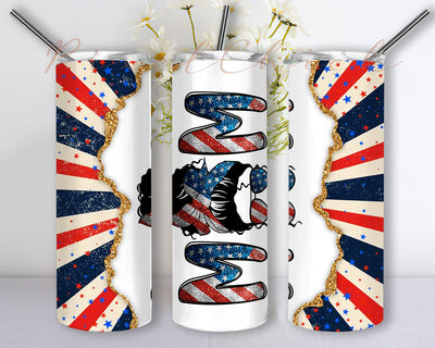 Messy Bun Mom 20oz Skinny Tumbler Sublimation Designs Tumbler for Straight/Tapered Tumbler Design, Messy bun Glitter Tumbler Wrap Png, Mother's Day Tumbler PNG, Mom Life PNG Sublimation PixelChick 