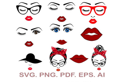 Messy Bun Mom SVG Bundle, Mom Life SVG Bundle, Women SVG SVG MagicDesignUS 