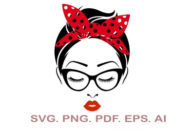 Messy Bun Mom SVG, Messy Bun SVG SVG MagicDesignUS 
