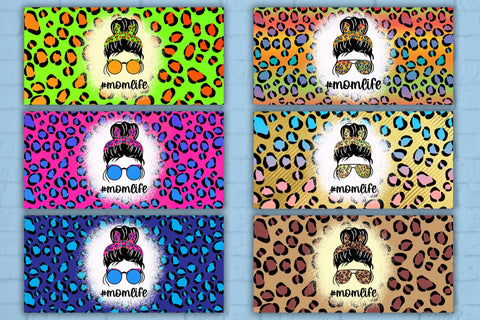 Messy bun mug sublimation design | Mom life mug wrap Sublimation Svetana Studio 