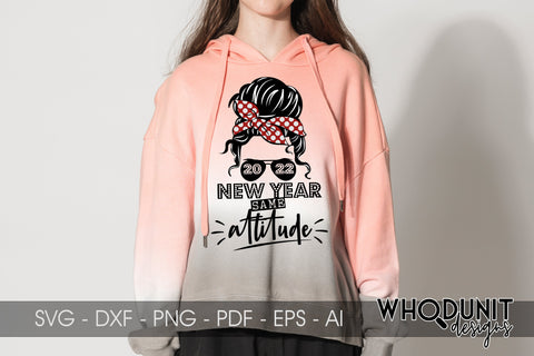 Messy Bun New Year SVG Bundle | 2022 | New Year cut files SVG Whodunit Designs 