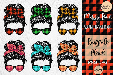 Messy Bun Sublimation. Messy Bun SVG Mom Life bundle Sublimation Klava P 