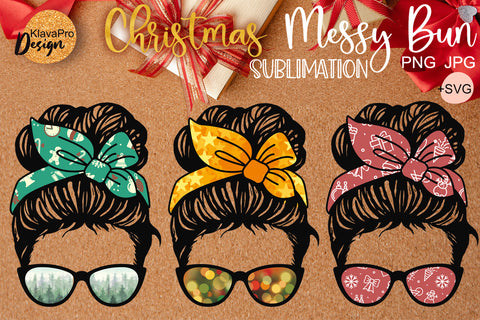 Messy Bun Sublimation. Messy Bun SVG Mom Life bundle Sublimation Klava P 