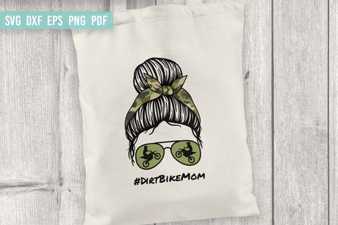 Messy Bun SVG | Biker Life SVG | Motorcycle Life SVG SVG Irina Ostapenko 