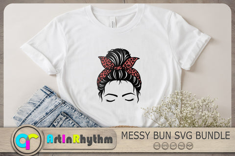 Messy Bun SVG Bundle, Messy Bun Svg, Skull Svg SVG Artinrhythm shop 