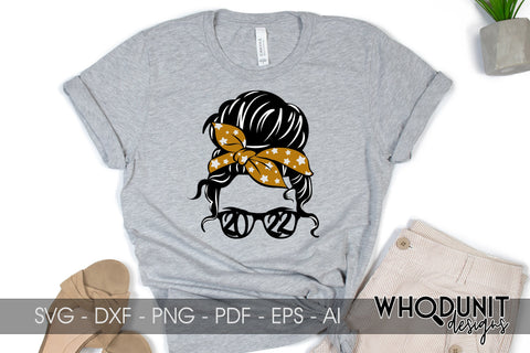Messy Bun SVG Bundle | New Year cut files | 2022 SVG Whodunit Designs 