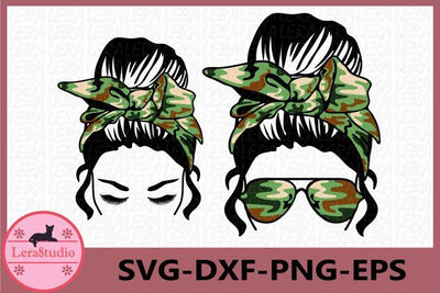 Messy Bun svg SVG Lerastudio 