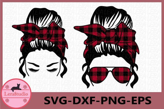 Messy Bun svg SVG Lerastudio 