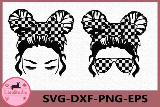 Messy Bun svg SVG Lerastudio 