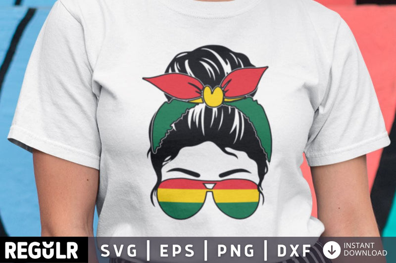 Messy Bun SVG SVG Regulrcrative 