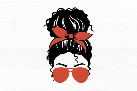 Messy bun SVG SVG Regulrcrative 