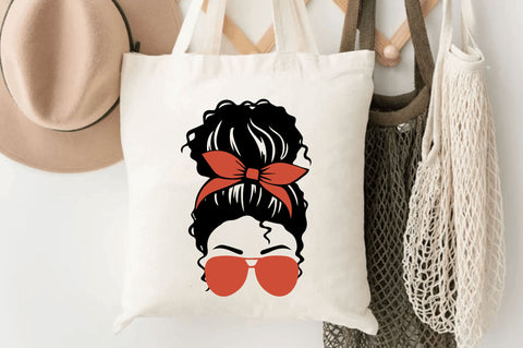 Messy bun SVG SVG Regulrcrative 