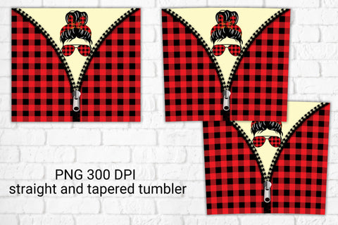 Messy bun tumbler sublimation design | Messy bun mom life Sublimation Svetana Studio 